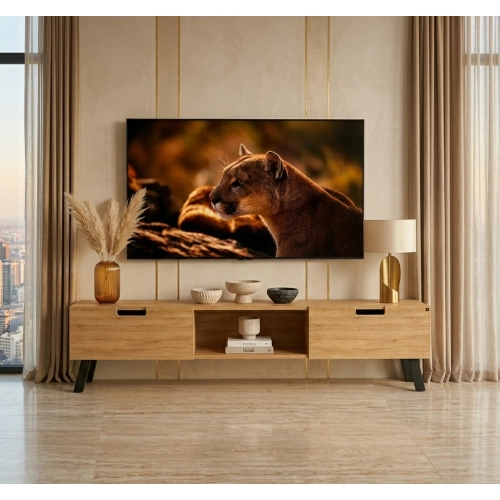 Szafka RTV-17 Drewno Lite Dąb Loft Lakier Rozmiary od 100 cm do 200 cm PREMIUM